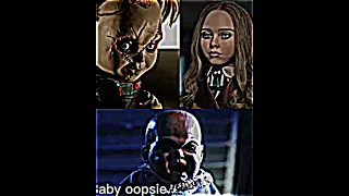 Chucky and M3GAN Vs Demonic Toys and Pupet Master #shorts