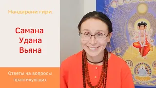 Самана, удана, вьяна