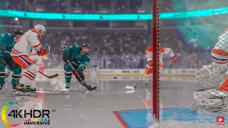 Edmonton Oilers vs San Jose Sharks 4K! Full Game Highlights NHL 22 PS5 Gameplay