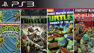 Teenage Mutant Ninja Turtles Games for PS3