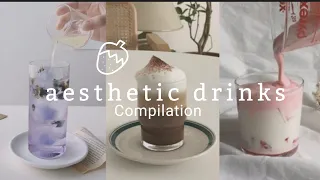 Aesthetic drinks 🍸| Tiktok Compilation ☁️
