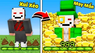 Minecraft nhưng KINH NGHIỆM = MAY MẮN