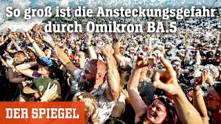 Gartenparty, Supermarkt, Festival: So groß ist die Ansteckungsgefahr durch Omikron BA.5