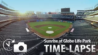 Sunrise Time-Lapse at Globe Life Park(Texas Rangers)