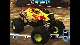 Monster Truck Destruction Super Tour - 8 Truck Cinematic Freestyle! (race 2)