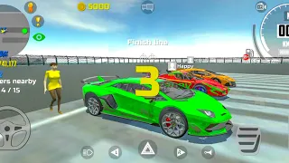 Car Simulator 2 Multiplayer - 400m&1200m Race - Lamborghini Aventador SVJ Car Games Android Gameplay