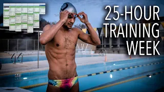 FULL WEEK OF HALF IRONMAN TRAINING: triathlon workouts with a top age-group triathlete