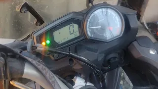 luz de anomalia acesa direto/luz da injeção moto Yamaha Ténéré, Lander,fazer  etc:.