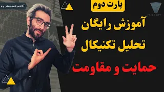 آموزش رایگان تحلیل تکنیکال این قسمت : حمایت و مقاومت پارت 2