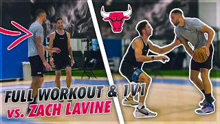 Full Workout & 1v1 Against Zach Lavine 😈 | Jordan Lawley Basketball