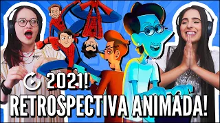 JOVENS REAGEM A RETROSPECTIVA ANIMADA 2021 ♫ - ft Lucas Inutilismo - NOSTALGIA