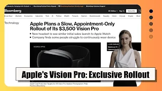 Apple's Vision Pro: A Slow and Exclusive Rollout Sparks Debate on Apple Store Experience