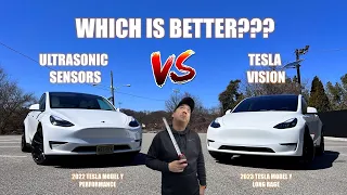 Ultrasonic Sensors (USS) vs Tesla Vision: Which is better? Including Full Test and Final Thoughts!
