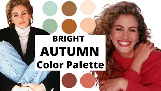 BRIGHT AUTUMN COLOR PALETTE FOR WARDROBE AND MAKEUP