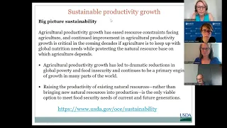 Sustainable agricultural production and trade (virtual workshop)