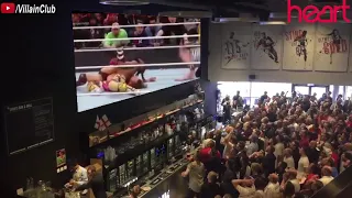 Bar erupts as Kofi Kingston wins the WWE Championship
