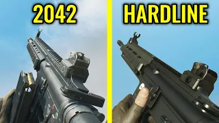 Battlefield 2042 vs Hardline - Weapons Comparison