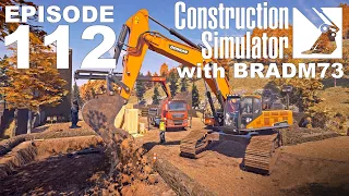 CONSTRUCTION SIMULATOR (2022) - Episode 112:  Food Court:  Part 1:  With JCB DLC!!