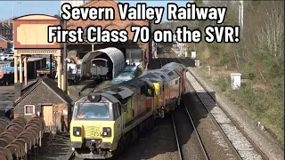 Severn Valley Railway | A WEEK OF FIRSTS! Colas Rail 70803 delivers NEW Track Machines to SVR!