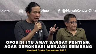 Sabrang: Oposisi Itu Amat Sangat Penting, Agar Demokrasi Menjadi Seimbang | KC, Desember 2023