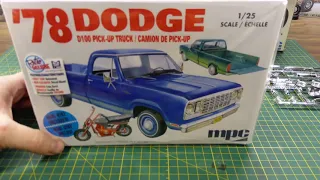 Unboxing and Review of MPC 1978 Dodge Pickup Truck - MarKo Custom Build Models