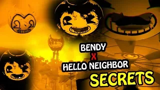 Hello Neighbor Bendy Halloween - ALL SECRETS