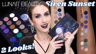 NEW LUNAR BEAUTY SIREN SUNSET COLLECTION! | 2 Looks, Swatches & Close Ups!