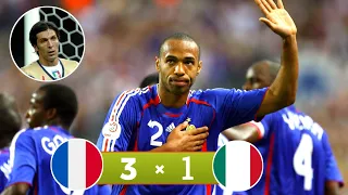 Gianluigi  Buffon Still Cannot Forget Thierry Henry Performance On This Match (France 3 × 1 Italy)