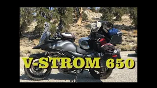 2500 MILE ADVENTURE RIDE CAMPING OUT ON A SUZUKI V-STROM 650: TEXAS to CALIFORNIA, and WASHINGTON