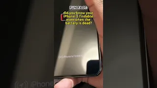 your stolen iPhone CAN be found when the battery is dead!!!