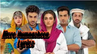 Meray Humnasheen | OST Lyrics | Zeb Bangash | New Song | Pakistani Dramas Ost Lyrics | SA Music