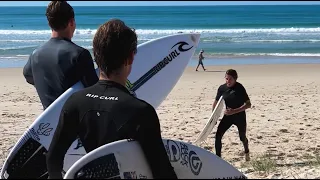 Surfing Training Day with Crosby Colapinto, Billy Stairmand and more