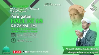 🔴[LIVE]MAJELIS MINGGUAN SEKALIGUS HAUL KH ZAINAL ILMI KE-68| 30 MEI 2024 | MAJELIS TA'LIM AL-ARSYADI