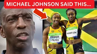 MICHAEL JOHNSON Reaction On Elaine Thompson vs Shelly-Ann Fraser Pryce! Breaks Silence Speak Truth