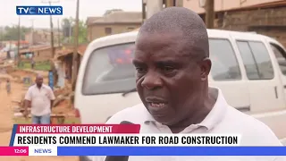 Ikorodu Residents Commend Lawmakers For Road Construction