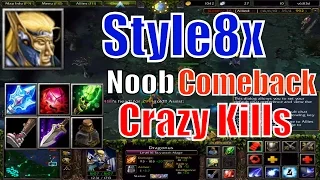 DotA 1 Skywarth Mage Noob Comeback Crazy Kills-DotA 6.83d Style8x