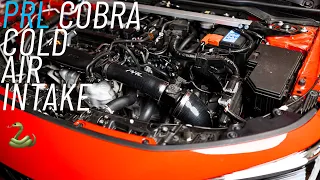 PRL Motorsports Cobra Cold Air Intake Installed on a 2022 11th gen Honda Civic SI: Install Guide