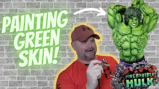 PAINTING Green Skin Explained in 5 minutes / Incredible HULK 3D PRINT