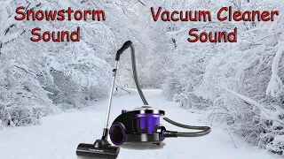 ❄️ 1 HOUR HEAVY SNOWSTORM   ❄️ BONNUS   VACUUM SOUND ❄️1080P HD