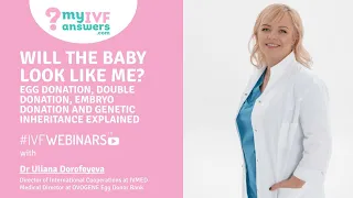 Will the baby look like me?  Egg donation,  embryo donation and genetic inheritance #IVFWEBINARS