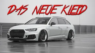 Audi RS4 B9 Vollfolierung Inozetek Gloss.....Wrapping, MB Design, Null-Bar