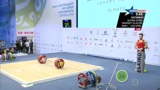 ЧМ 2014 по Тяжелой Атлетике Аламаты мужчины до 85 кг