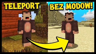 JAK ZROBIĆ TELEPORT bez MODÓW w MINECRAFT! | Minecraft mechanizmy