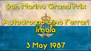 1987 San Marino Grand Prix - Turbos & Tantrums