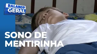 Menino de 8 anos fingiu dormir pra não ir à escola e só acordou com o SAMU