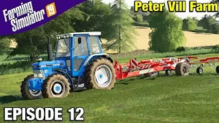 FORD 6810 HAYMAKING Farming Simulator 19 Timelapse - Peter Vill Farm FS19 Episode 12