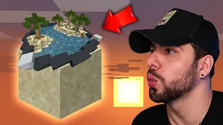 Fiz uma Praia, mas em 1 bloco no Minecraft...