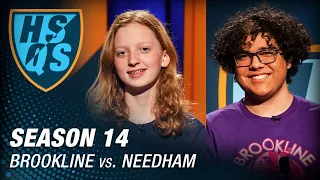 Brookline vs. Needham | Qualifying Round | High School Quiz Show (1404)