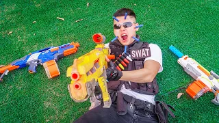 LTT Game Nerf War : Warriors SEAL X Nerf Guns Fight Crime Braum Crazy Insider Betrayal