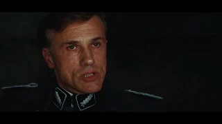 Inglorious Basterds 2009 You are sheltering enemies of the state, are you not? Scene HD
